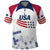 Personalized USA 2024 Soccer Polo Shirt The Stars and Stripes Go Champion - Wonder Print Shop