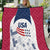 USA 2024 Soccer Quilt The Stars and Stripes Go Champion