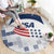 USA 2024 Soccer Round Carpet The Stars and Stripes Go Champion