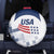 USA 2024 Soccer Spare Tire Cover The Stars and Stripes Go Champion