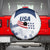 USA 2024 Soccer Spare Tire Cover The Stars and Stripes Go Champion