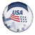 USA 2024 Soccer Spare Tire Cover The Stars and Stripes Go Champion