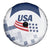 USA 2024 Soccer Spare Tire Cover The Stars and Stripes Go Champion