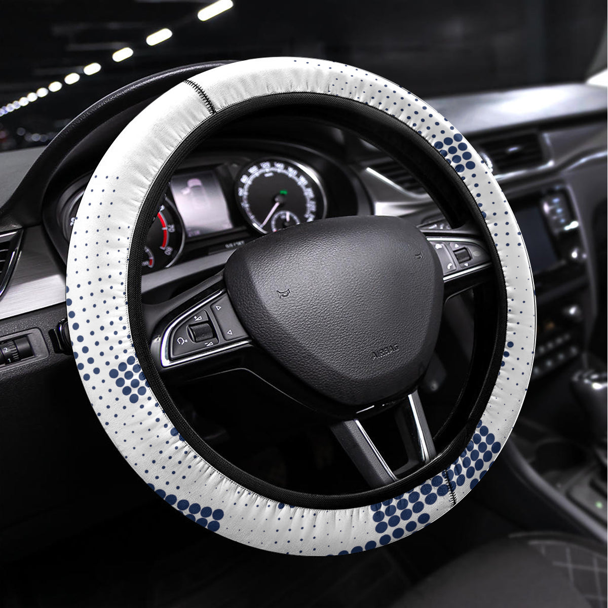 USA 2024 Soccer Steering Wheel Cover The Stars and Stripes Go Champion