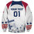 Personalized USA 2024 Soccer Sweatshirt The Stars and Stripes Go Champion