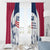 USA 2024 Soccer Window Curtain The Stars and Stripes Go Champion