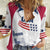 Personalized USA 2024 Soccer Women Casual Shirt The Stars and Stripes Go Champion