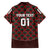 Personalized Mexico 2024 Football Family Matching Off The Shoulder Long Sleeve Dress and Hawaiian Shirt Come On El Tri