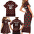 Personalized Mexico 2024 Football Family Matching Short Sleeve Bodycon Dress and Hawaiian Shirt Come On El Tri