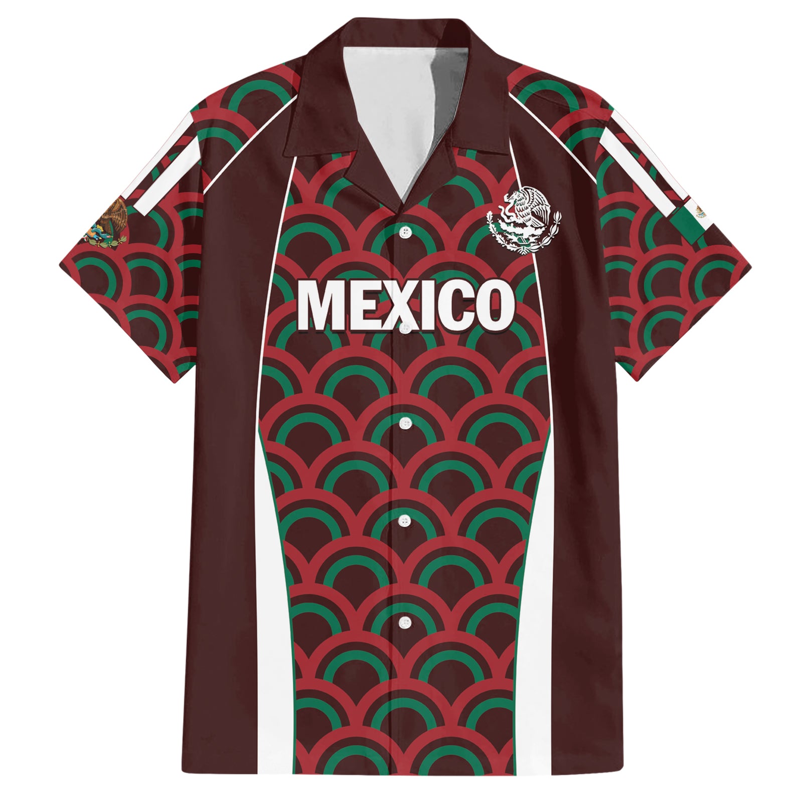 Personalized Mexico 2024 Football Hawaiian Shirt Come On El Tri