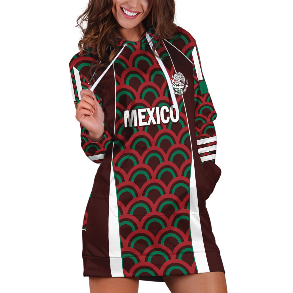 Personalized Mexico 2024 Football Hoodie Dress Come On El Tri