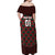 Personalized Mexico 2024 Football Off Shoulder Maxi Dress Come On El Tri LT01