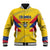 Personalized Colombia 2024 Football Baseball Jacket Go Los Cafeteros - Wonder Print Shop