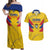 Personalized Colombia 2024 Football Couples Matching Off Shoulder Maxi Dress and Hawaiian Shirt Go Los Cafeteros - Wonder Print Shop