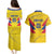 Personalized Colombia 2024 Football Couples Matching Puletasi and Hawaiian Shirt Go Los Cafeteros - Wonder Print Shop