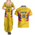 Personalized Colombia 2024 Football Couples Matching Summer Maxi Dress and Hawaiian Shirt Go Los Cafeteros - Wonder Print Shop