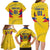 Personalized Colombia 2024 Football Family Matching Long Sleeve Bodycon Dress and Hawaiian Shirt Go Los Cafeteros - Wonder Print Shop