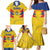 Personalized Colombia 2024 Football Family Matching Mermaid Dress and Hawaiian Shirt Go Los Cafeteros - Wonder Print Shop