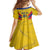 Personalized Colombia 2024 Football Family Matching Off Shoulder Short Dress and Hawaiian Shirt Go Los Cafeteros - Wonder Print Shop