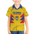 Personalized Colombia 2024 Football Family Matching Puletasi and Hawaiian Shirt Go Los Cafeteros - Wonder Print Shop