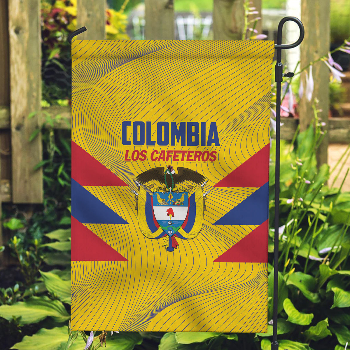 Colombia 2024 Football Garden Flag Go Los Cafeteros - Wonder Print Shop