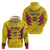 Personalized Colombia 2024 Football Hoodie Go Los Cafeteros - Wonder Print Shop