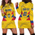 Personalized Colombia 2024 Football Hoodie Dress Go Los Cafeteros - Wonder Print Shop