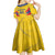 Personalized Colombia 2024 Football Kid Short Sleeve Dress Go Los Cafeteros - Wonder Print Shop