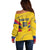 Personalized Colombia 2024 Football Off Shoulder Sweater Go Los Cafeteros - Wonder Print Shop