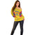 Personalized Colombia 2024 Football Off Shoulder Sweater Go Los Cafeteros - Wonder Print Shop