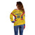 Personalized Colombia 2024 Football Off Shoulder Sweater Go Los Cafeteros - Wonder Print Shop