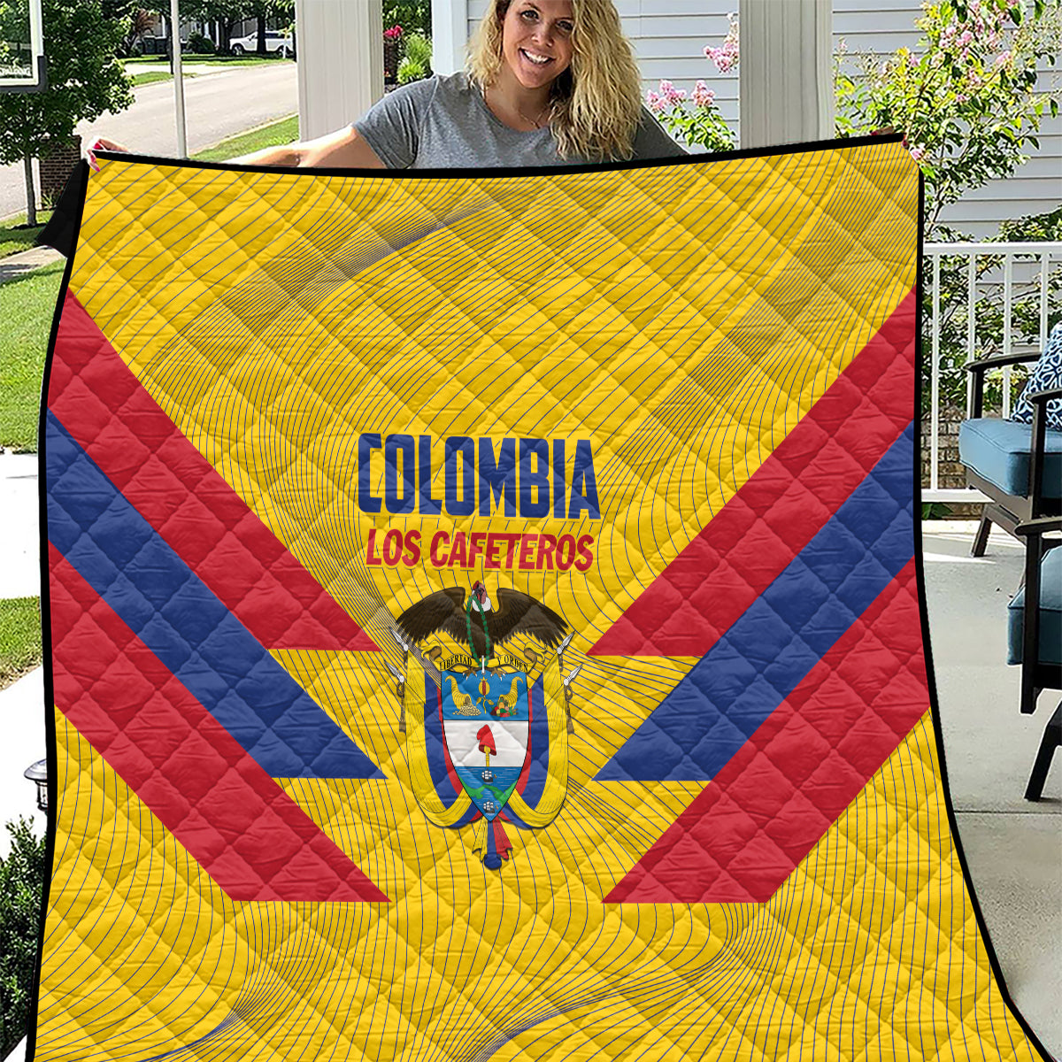 Colombia 2024 Football Quilt Go Los Cafeteros