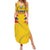 Personalized Colombia 2024 Football Summer Maxi Dress Go Los Cafeteros - Wonder Print Shop