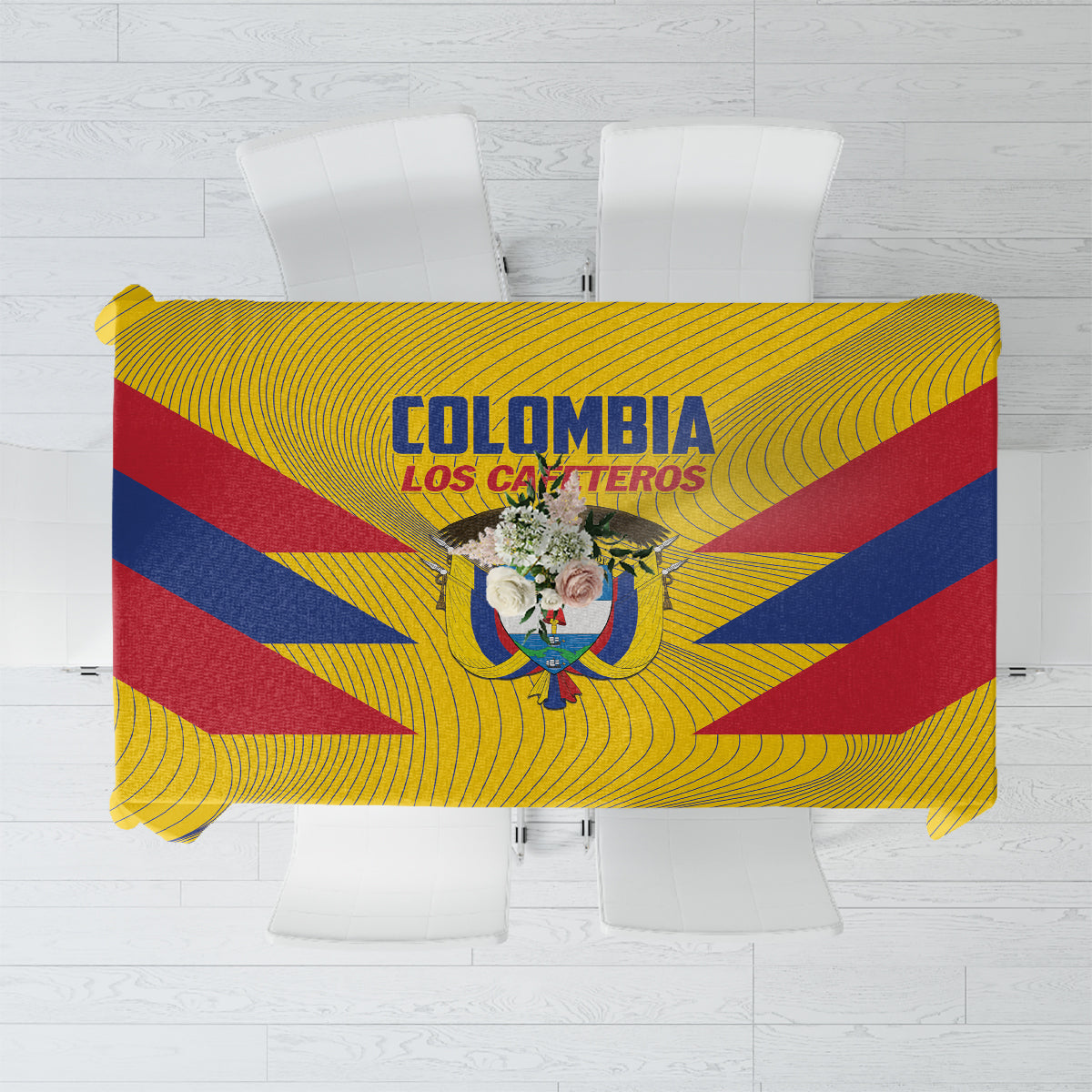 Colombia 2024 Football Tablecloth Go Los Cafeteros - Wonder Print Shop