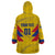 Personalized Colombia 2024 Football Wearable Blanket Hoodie Go Los Cafeteros - Wonder Print Shop