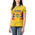 Personalized Colombia 2024 Football Women Polo Shirt Go Los Cafeteros - Wonder Print Shop