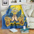 Ukraine Independence Day Blanket Ukrainian Dove Sunflower