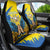 Ukraine Independence Day Car Seat Cover Ukrainian Dove Sunflower - Wonder Print Shop