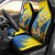 Ukraine Independence Day Car Seat Cover Ukrainian Dove Sunflower - Wonder Print Shop