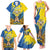 Ukraine Independence Day Family Matching Tank Maxi Dress and Hawaiian Shirt Ukrainian Dove Sunflower - Wonder Print Shop