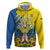 Ukraine Independence Day Hoodie Ukrainian Dove Sunflower - Wonder Print Shop