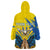 Ukraine Independence Day Wearable Blanket Hoodie Ukrainian Dove Sunflower - Wonder Print Shop