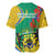 Gabon Independence Day Baseball Jersey Gabonaise Flamboyant African Pattern - Wonder Print Shop