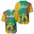 Gabon Independence Day Baseball Jersey Gabonaise Flamboyant African Pattern - Wonder Print Shop