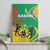 Gabon Independence Day Canvas Wall Art Gabonaise Flamboyant African Pattern - Wonder Print Shop