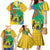 Gabon Independence Day Family Matching Mermaid Dress and Hawaiian Shirt Gabonaise Flamboyant African Pattern - Wonder Print Shop