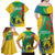 Gabon Independence Day Family Matching Off Shoulder Maxi Dress and Hawaiian Shirt Gabonaise Flamboyant African Pattern - Wonder Print Shop