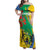 Gabon Independence Day Family Matching Off Shoulder Maxi Dress and Hawaiian Shirt Gabonaise Flamboyant African Pattern - Wonder Print Shop