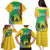 Gabon Independence Day Family Matching Puletasi and Hawaiian Shirt Gabonaise Flamboyant African Pattern - Wonder Print Shop