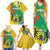 Gabon Independence Day Family Matching Summer Maxi Dress and Hawaiian Shirt Gabonaise Flamboyant African Pattern - Wonder Print Shop